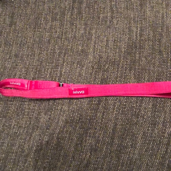 Hot pink Ivivva by Lululemon Skinny Satin Pirouette Headband - Picture 2 of 3
